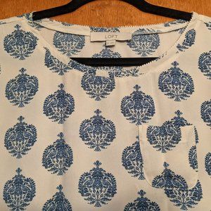 LOFT patterned blouse